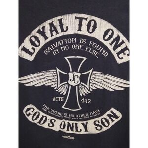 Loyal To One Light Source black cotton t shirt size M
